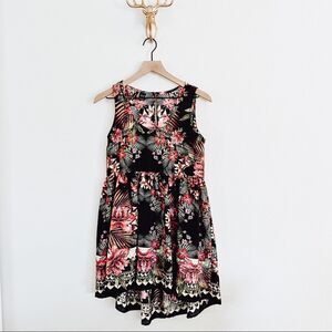 MNG COLLECTION Floral Sleeveless Mini Dress Size XXS